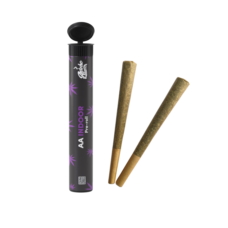 Azishe AA Organic Indoor Cannabis Bud Pre-Rolls 2-Pack South Africa