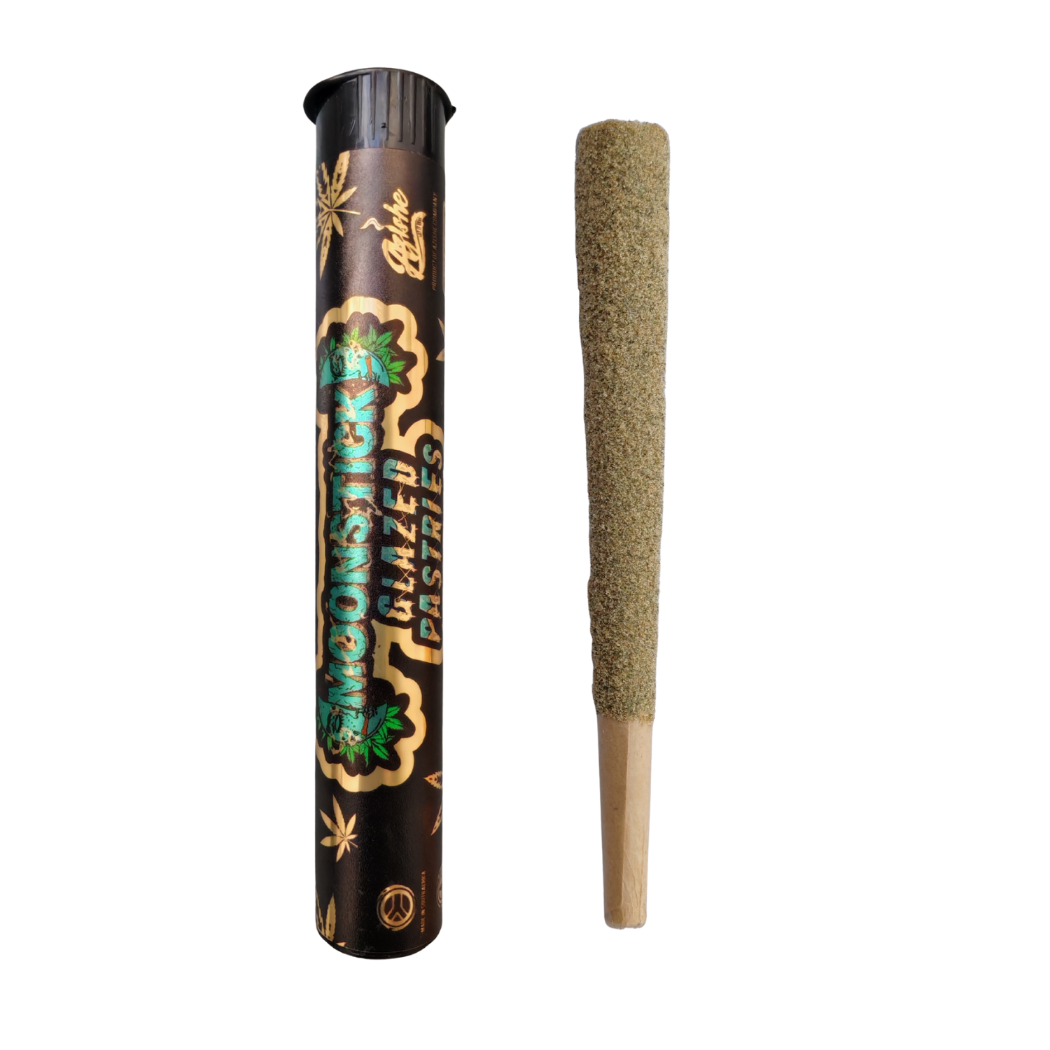 Azishe Glazed Pastries Moonstick – Triple-Infused Pre-Roll (1.2g Flower, Kief, Distillate | 45–50% THC)