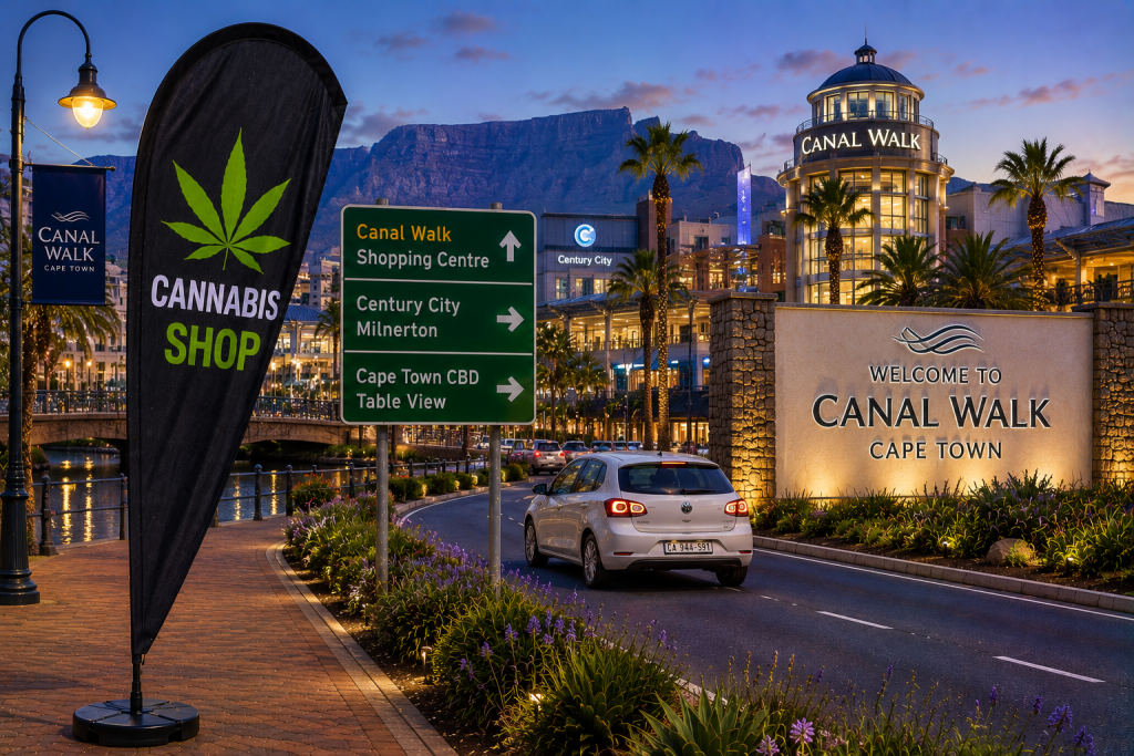 Cannabis delivery to Canal Walk and Century City, Cape Town &mdash; Amazol cannabis courier service