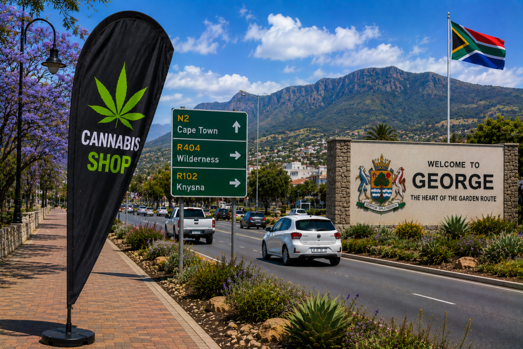 Cannabis shop delivery to George on the Garden Route, Western Cape &mdash; Amazol cannabis courier service