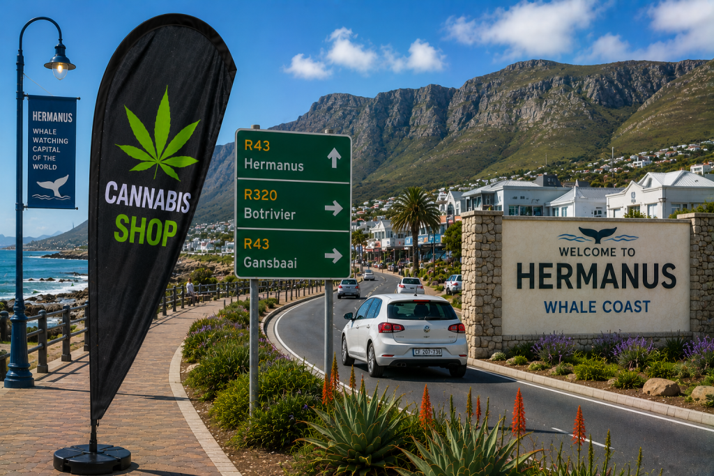 Cannabis delivery to Hermanus and the Overberg, Western Cape &mdash; Amazol cannabis courier service