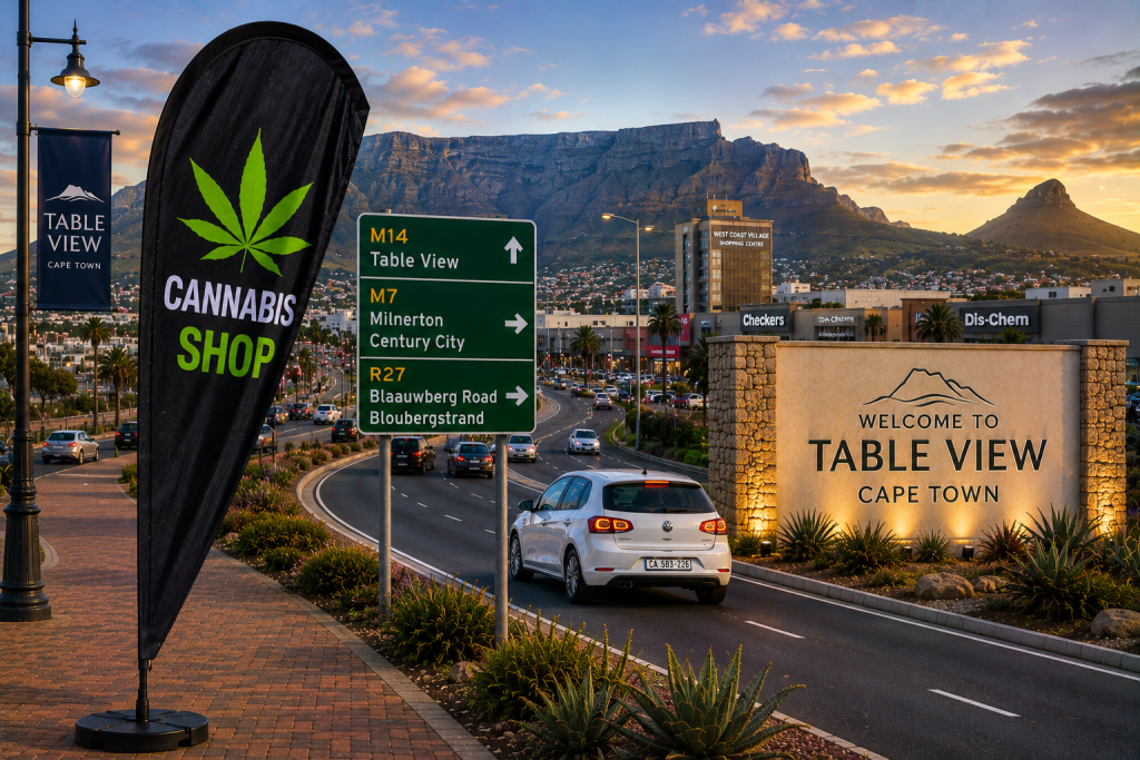 Cannabis delivery to Table View and Blouberg, Cape Town &mdash; Amazol cannabis courier service
