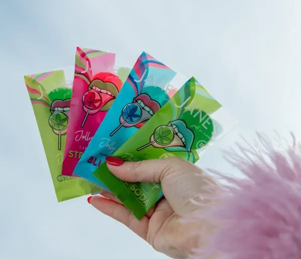Jane's Edibles cannabis infused lollipop range