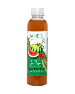 Jane's Edibles Watermelon Iced Tea 250ml bottle containing 150mg THC