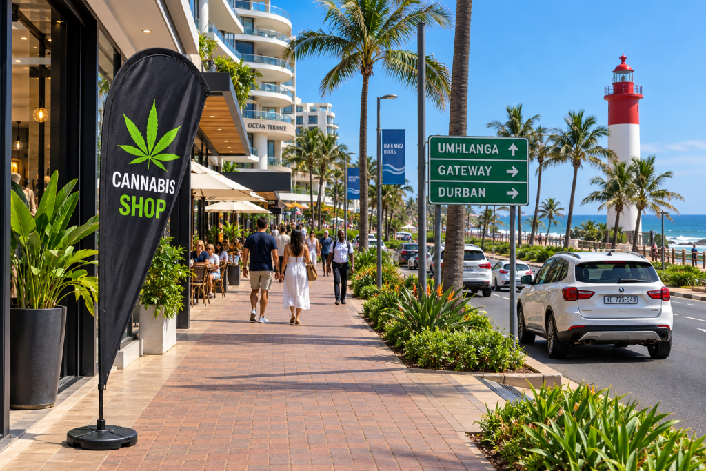 Umhlanga on the KwaZulu-Natal north coast &mdash; Amazol cannabis delivery across Umhlanga and Ballito