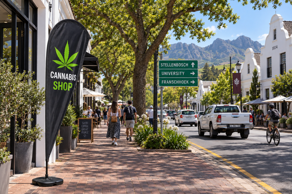 Stellenbosch in the Cape Winelands &mdash; Amazol cannabis delivery across the Stellenbosch area