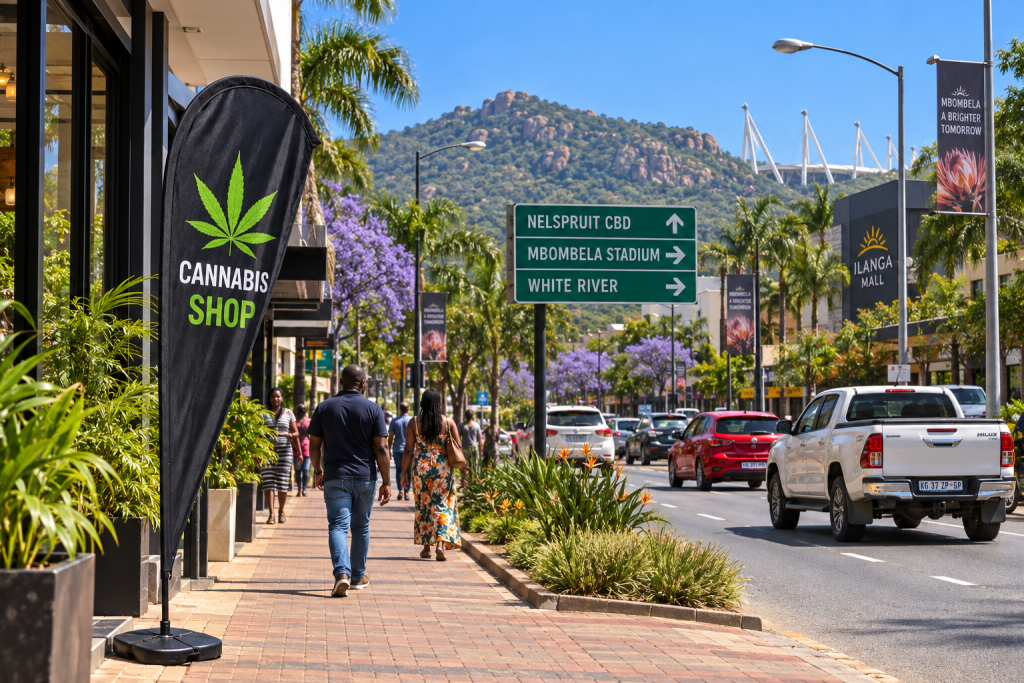 Nelspruit (Mbombela) in the Mpumalanga Lowveld &mdash; Amazol cannabis delivery across the province