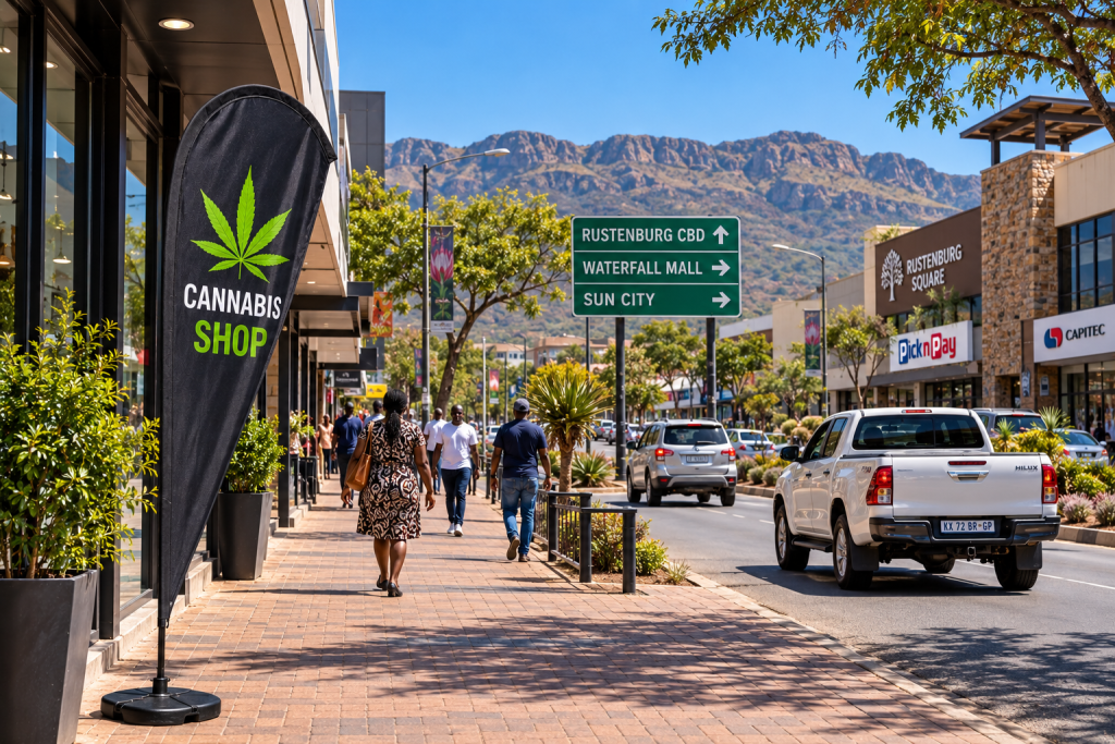 Rustenburg below the Magaliesberg in the North West &mdash; Amazol cannabis delivery across Bojanala